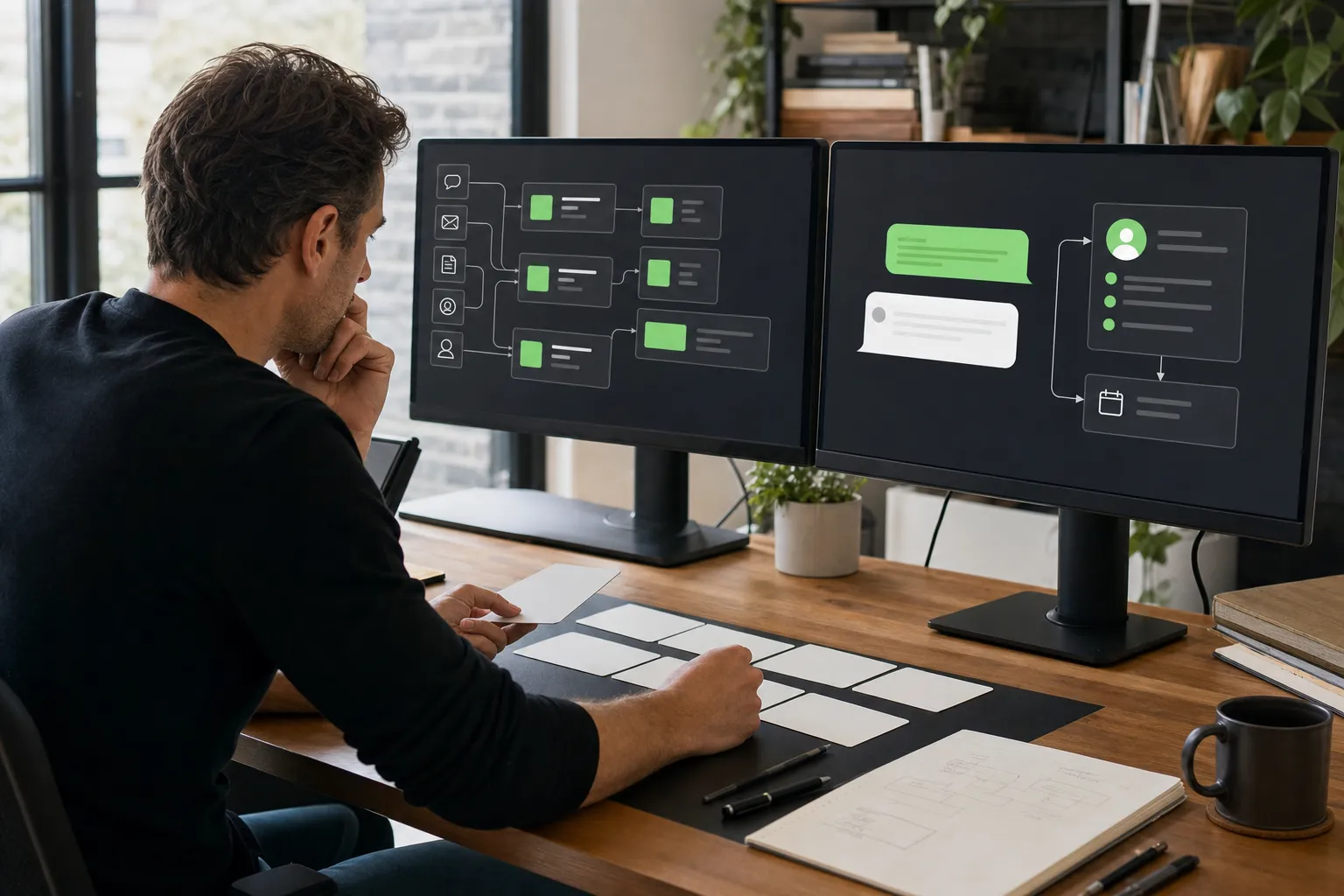 A coach compares a modular collection of AI agents with one focused paid coaching workflow.